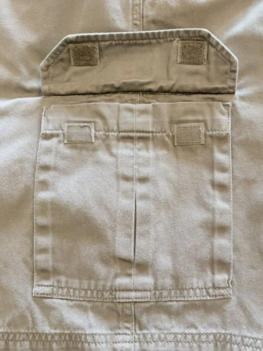 Croft & Barrow Men's Khaki Brown Cargo Shorts 100% Cotton Size 36 NWOT